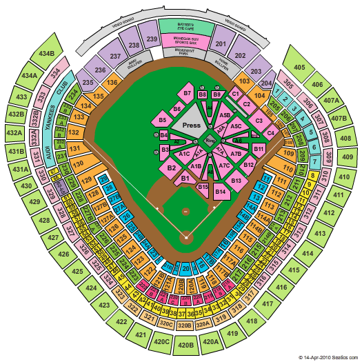 Yankee Stadium Boxing Seating Chart